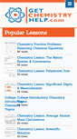 Mobile Screenshot of getchemistryhelp.com