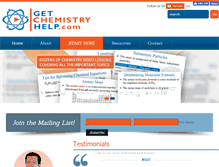 Tablet Screenshot of getchemistryhelp.com